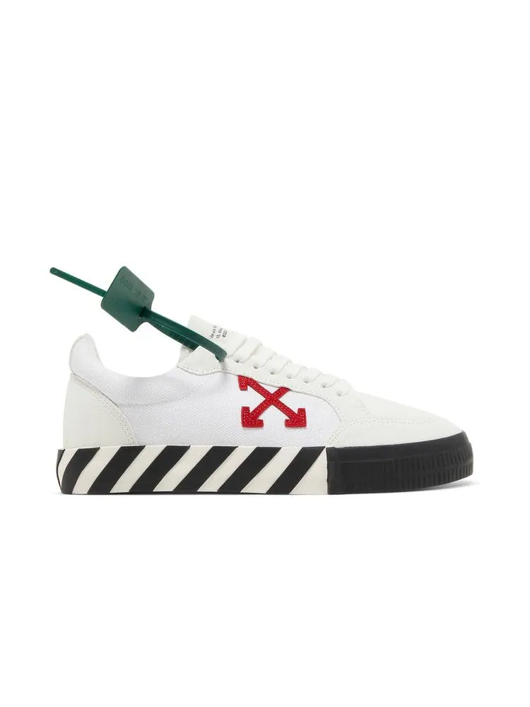 Кроссовки Off-White Off-White Vulc Sneaker 'White Red' — изображение 2 из 9, белый/красный/черный