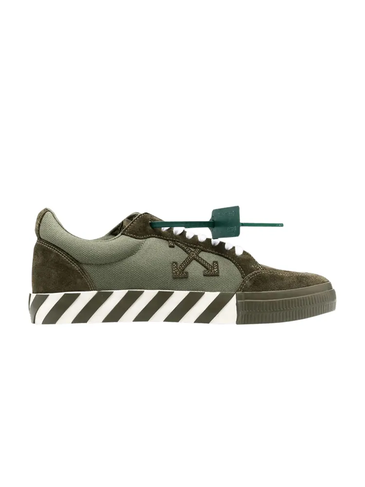 Кроссовки Off-White Off-White Vulc Sneaker 'Military Green' — изображение 1 из 1, зеленый