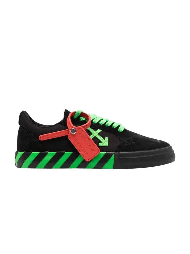 Кроссовки Off-White Vulc Sneaker 'Black Green' — изображение 1 из 1, черный зеленый