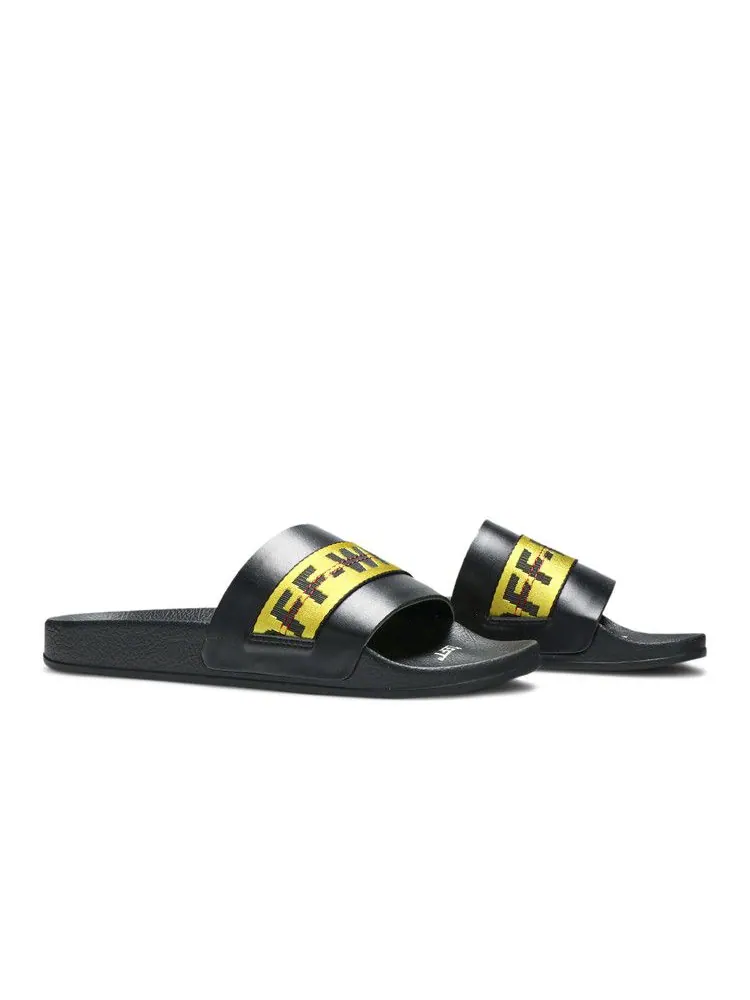 Шлепанцы Off-White Industrial Sliders — изображение 8 из 8, черный