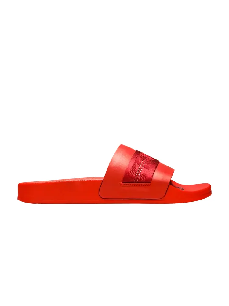 Сандалии Off-White Off-White Industrial Sliders 'Red' — изображение 1 из 9, красный/красный