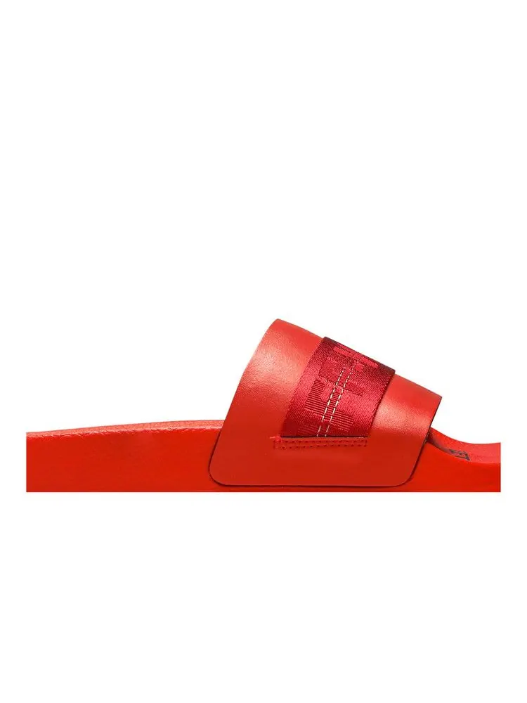 Сандалии Off-White Off-White Industrial Sliders 'Red' — изображение 3 из 9, красный/красный