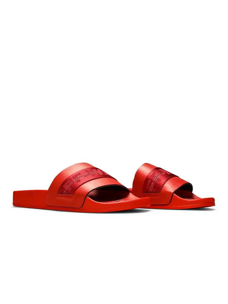 Сандалии Off-White Off-White Industrial Sliders 'Red' — изображение 9 из 9, красный/красный