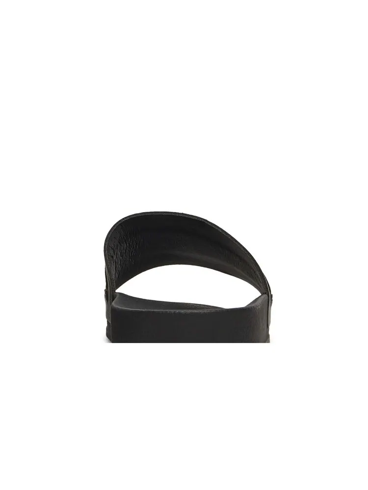 Шлепанцы Off-White Industrial Sliders 'Black Yellow' — изображение 7 из 8, черный