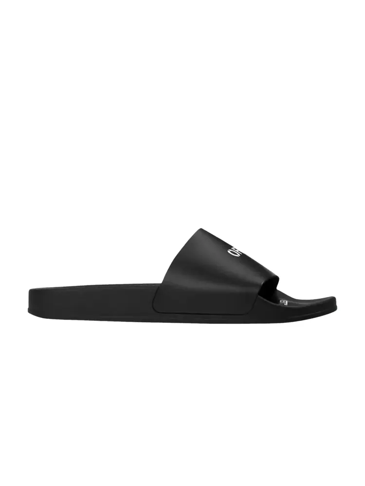Шлепанцы Off-White Off Stamp Sliders 'Black' — изображение 1 из 1, черный