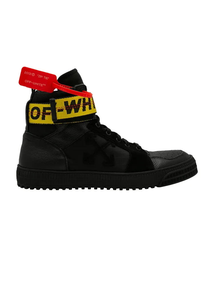 Кроссовки Off-White Industrial Belt High 'Black Yellow' — изображение 1 из 1, черный желтый