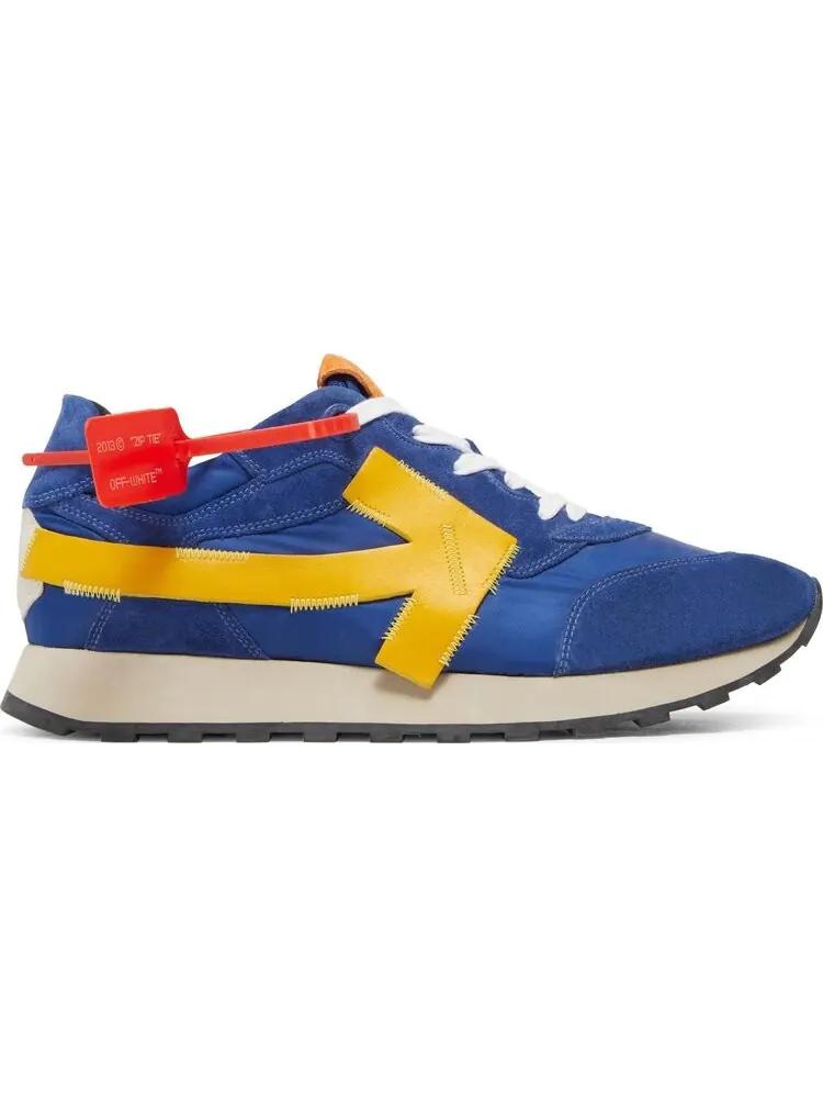 Кроссовки Off-White Arrow Blue Yellow — изображение 1 из 8, синий