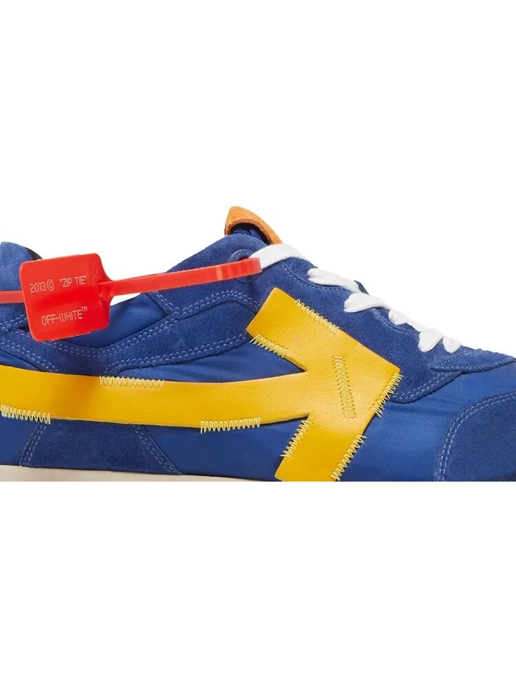 Кроссовки Off-White Arrow Blue Yellow — изображение 2 из 8, синий