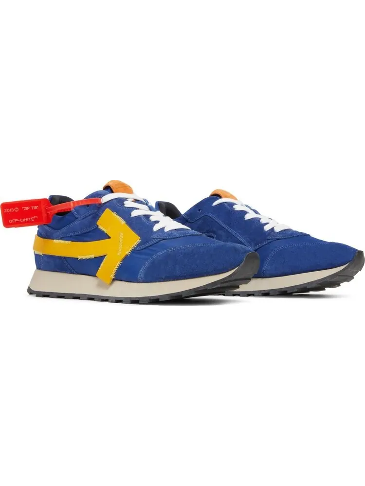 Кроссовки Off-White Arrow Blue Yellow — изображение 8 из 8, синий