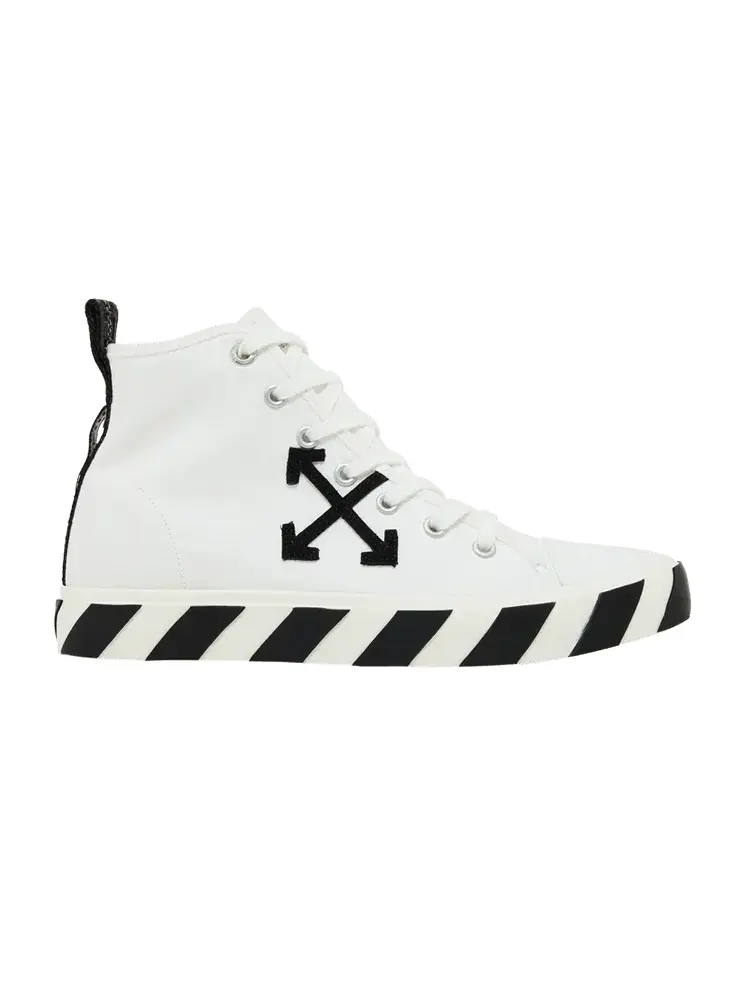 Кроссовки Off-White Off-White Vulc Sneaker Mid 'White Black' — изображение 1 из 9, белый/черный
