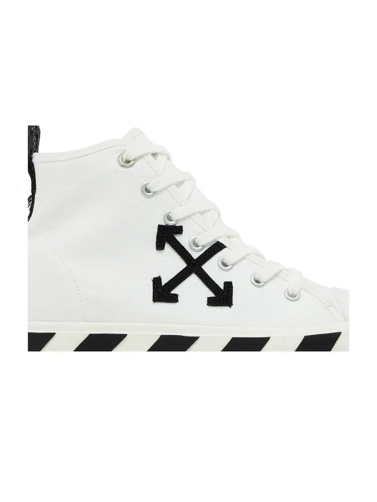 Кроссовки Off-White Off-White Vulc Sneaker Mid 'White Black' — изображение 3 из 9, белый/черный