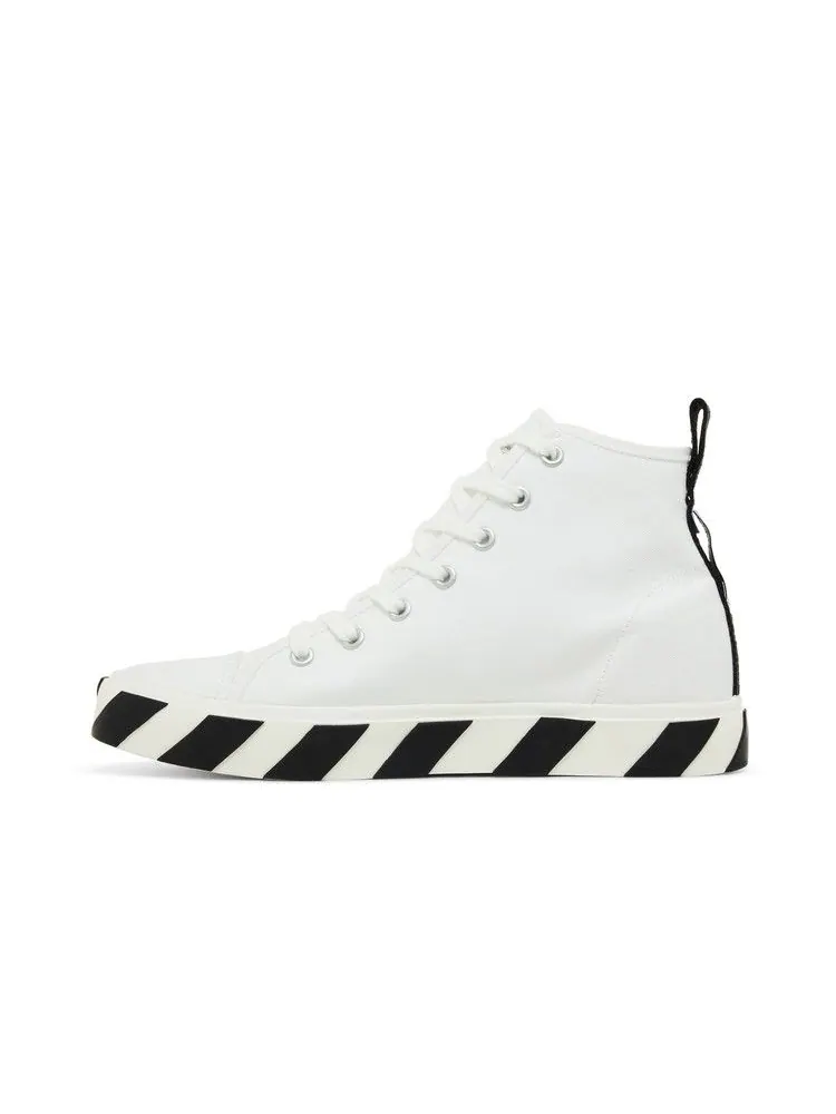 Кроссовки Off-White Off-White Vulc Sneaker Mid 'White Black' — изображение 4 из 9, белый/черный