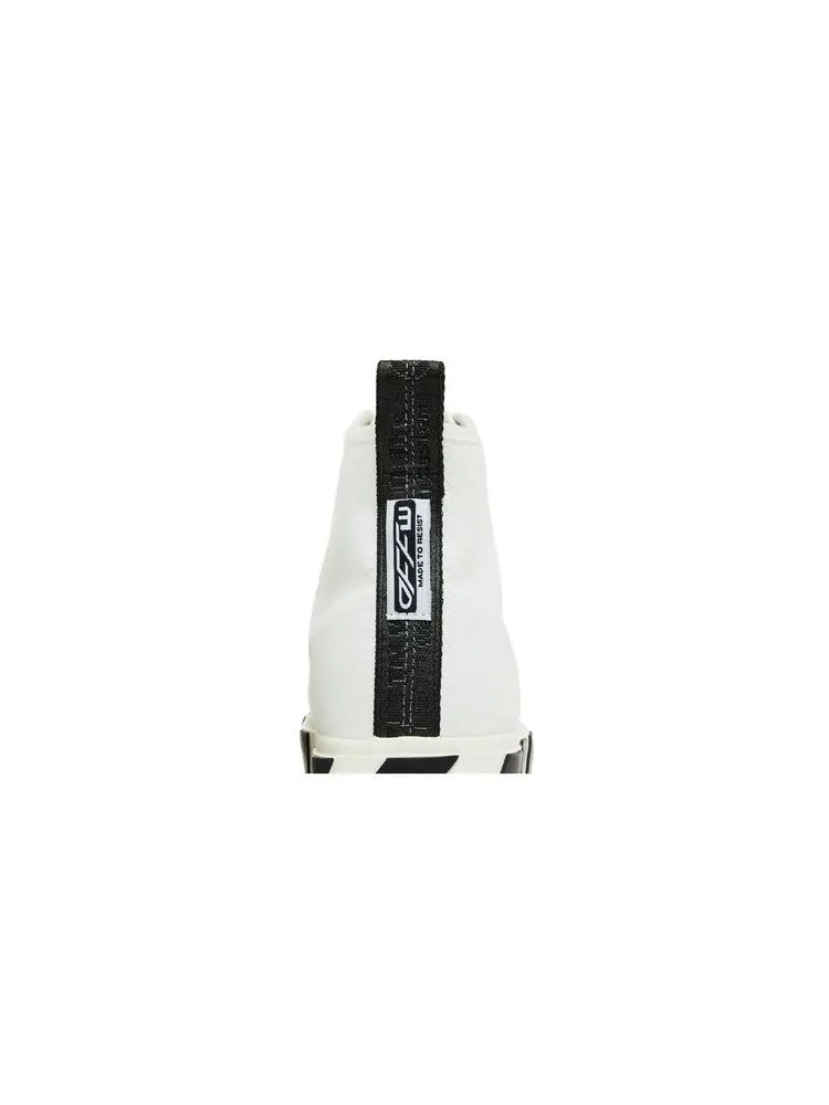 Кроссовки Off-White Off-White Vulc Sneaker Mid 'White Black' — изображение 8 из 9, белый/черный