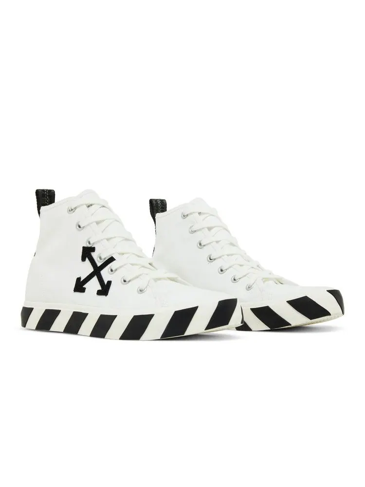 Кроссовки Off-White Off-White Vulc Sneaker Mid 'White Black' — изображение 9 из 9, белый/черный