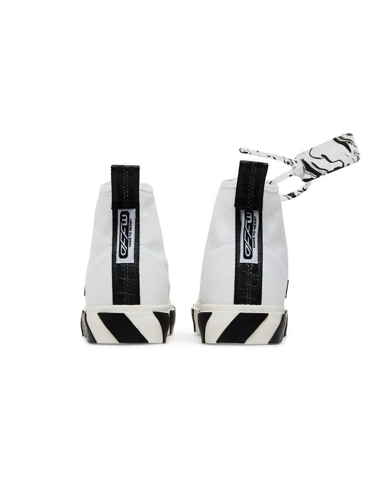 Кроссовки Off-White Off-White Vulc Sneaker Mid 'White Black' — изображение 7 из 9, белый/черный
