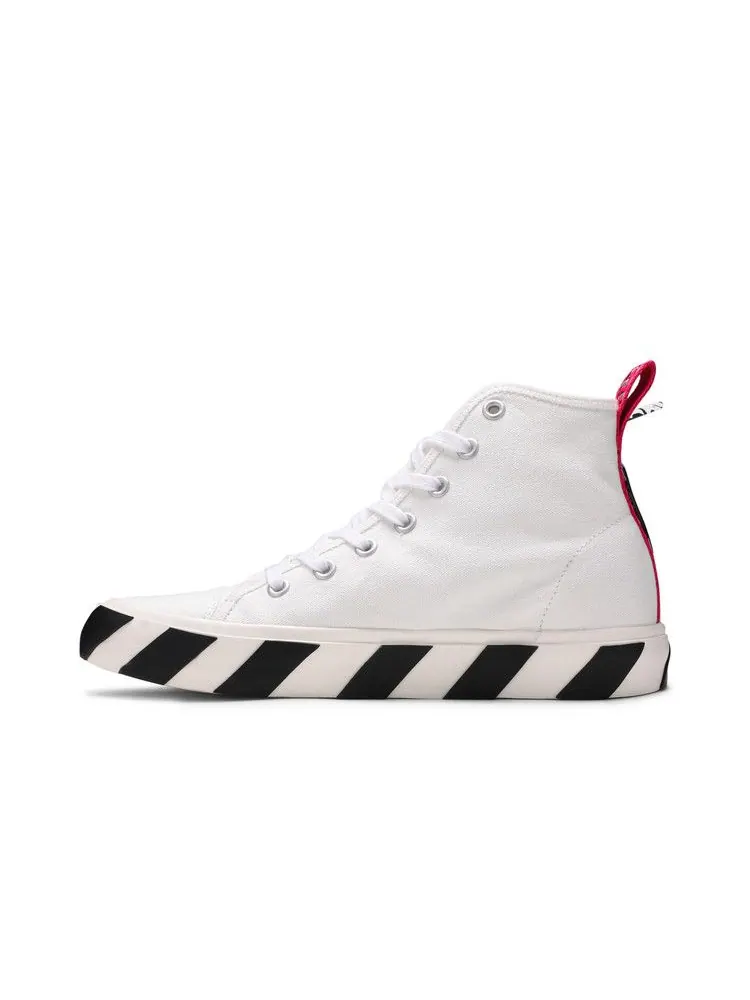 Кроссовки Off-White Off-White Vulc Sneaker Mid 'White Black' — изображение 4 из 9, белый/черный