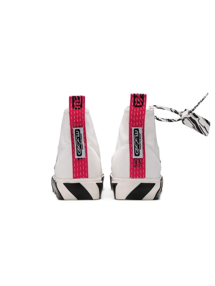 Кроссовки Off-White Off-White Vulc Sneaker Mid 'White Black' — изображение 7 из 9, белый/черный