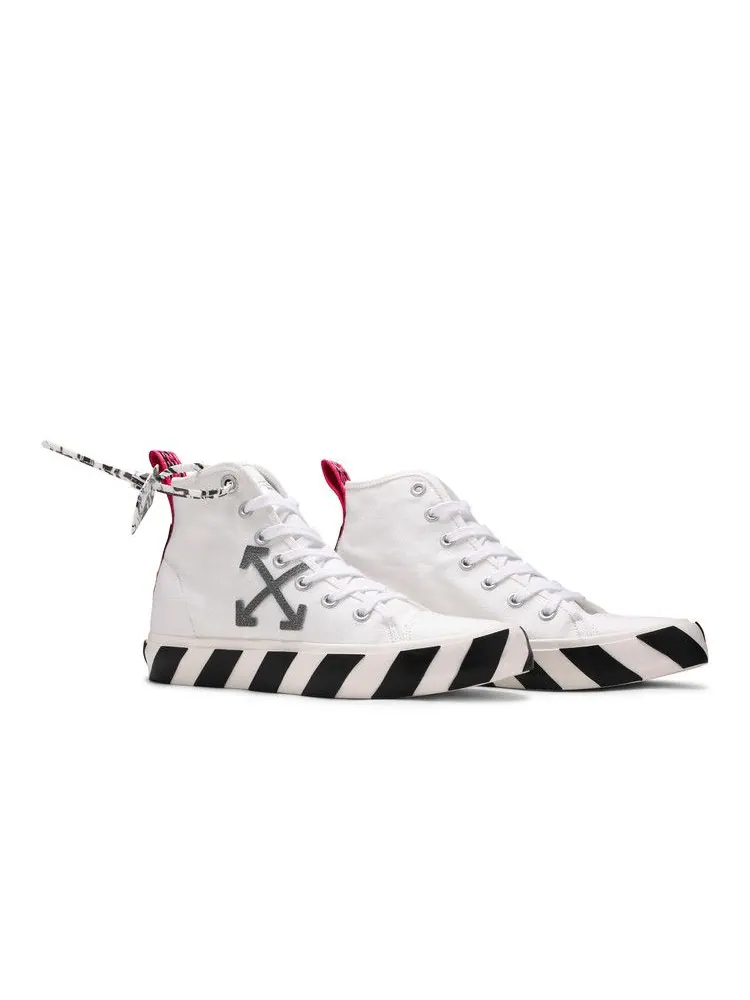 Кроссовки Off-White Off-White Vulc Sneaker Mid 'White Black' — изображение 9 из 9, белый/черный