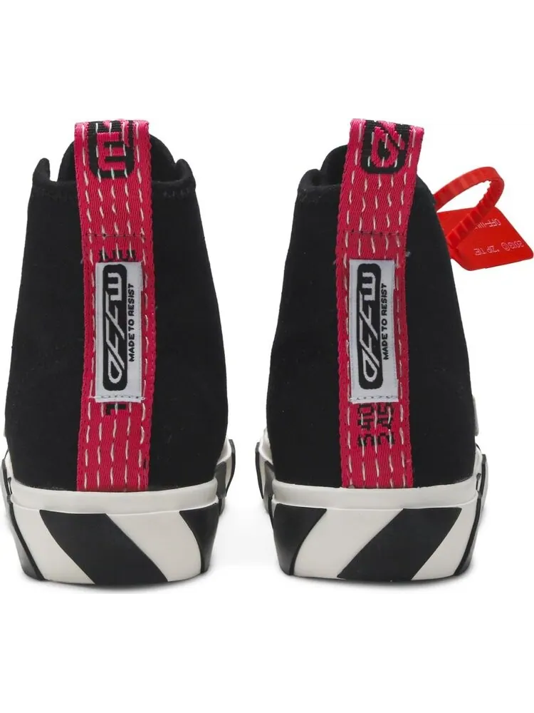 Кроссовки Off-White Vulc Sneaker Mid Black White — изображение 6 из 8, черный