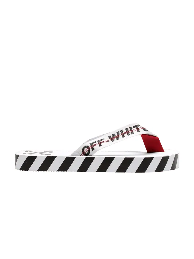 Кроссовки Off-White Flip Flops 'Graphic Print - White'
