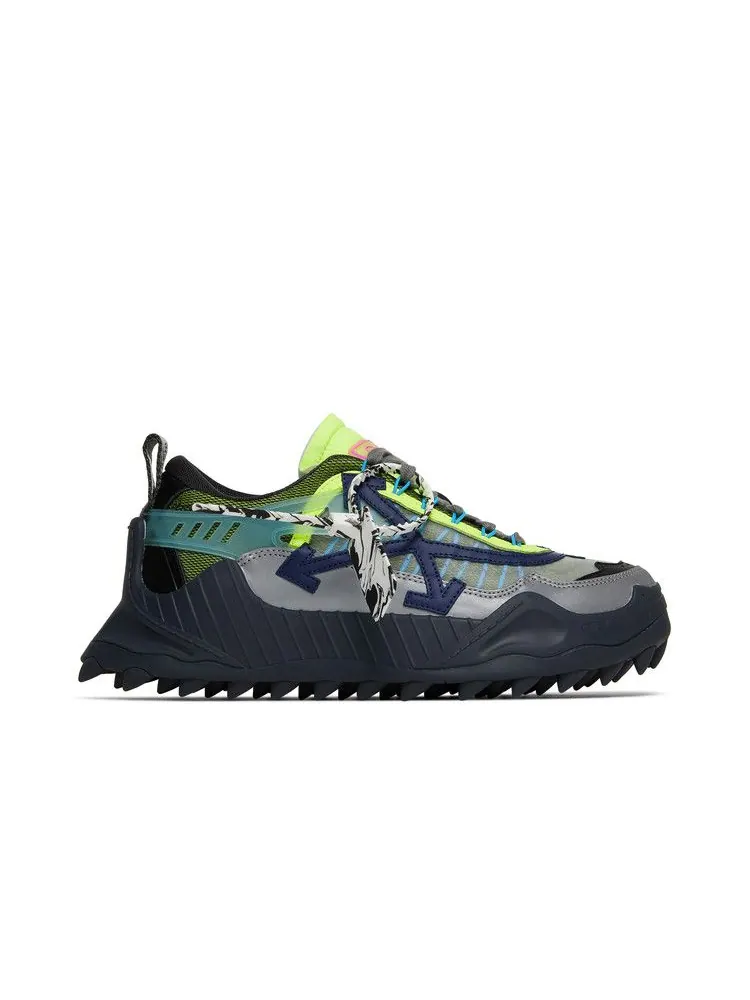 Кроссовки Off-White Off-White ODSY-1000 'Grey Lime' — изображение 2 из 9, серый//фиолетовый
