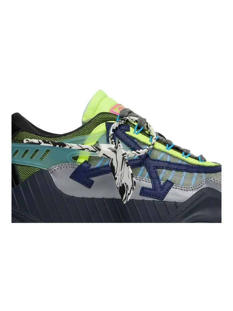 Кроссовки Off-White Off-White ODSY-1000 'Grey Lime' — изображение 3 из 9, серый//фиолетовый