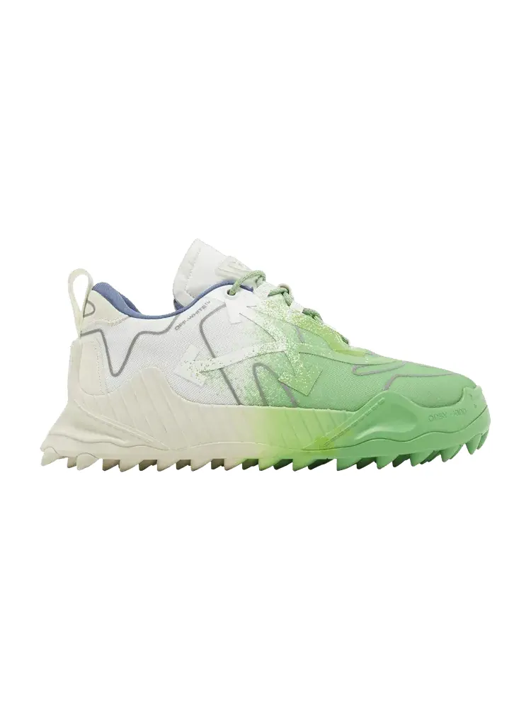 Кроссовки Off-White Off-White ODSY-1000 'White Green Spray Paint' — изображение 1 из 9, белый/зеленый