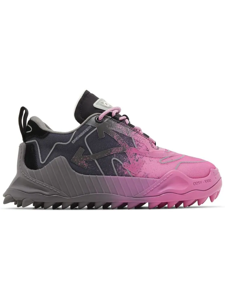 Кроссовки Off-White ODSY-1000 'Pink Purple Spray Paint' — изображение 1 из 8, розовый
