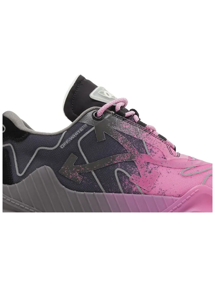 Кроссовки Off-White ODSY-1000 'Pink Purple Spray Paint' — изображение 2 из 8, розовый