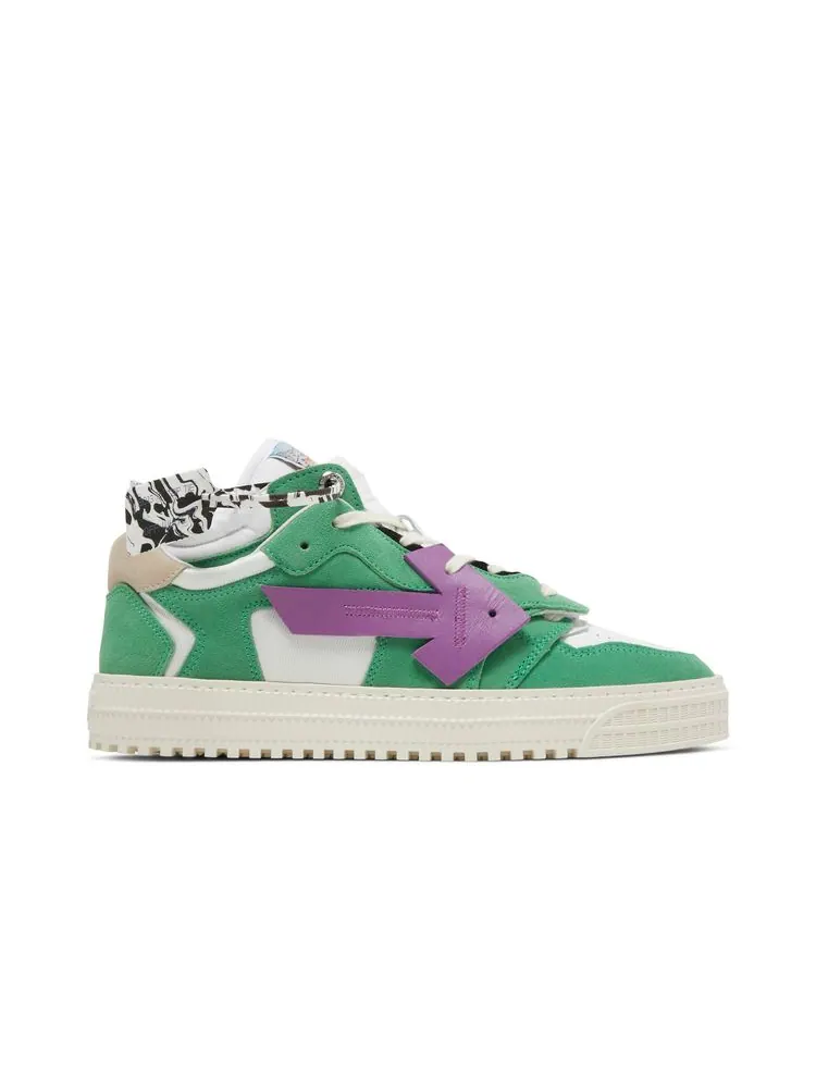 Кроссовки Off-White Off-Court 3.0 Low 'Green Purple' — изображение 1 из 8, зеленый фиолетовый