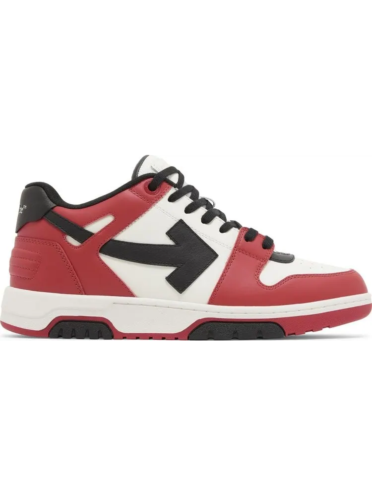 Кроссовки Off-White Out of Office 'Red White Black' 2024 — изображение 1 из 4, красный