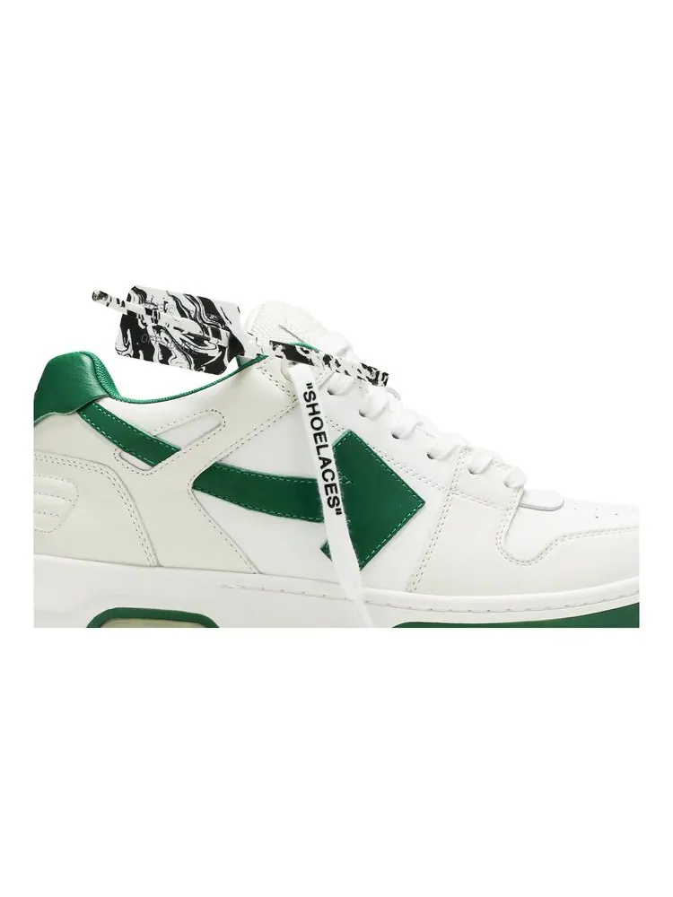 Кроссовки Off-White Out of Office Low 'White Green' — изображение 2 из 8, белый зеленый