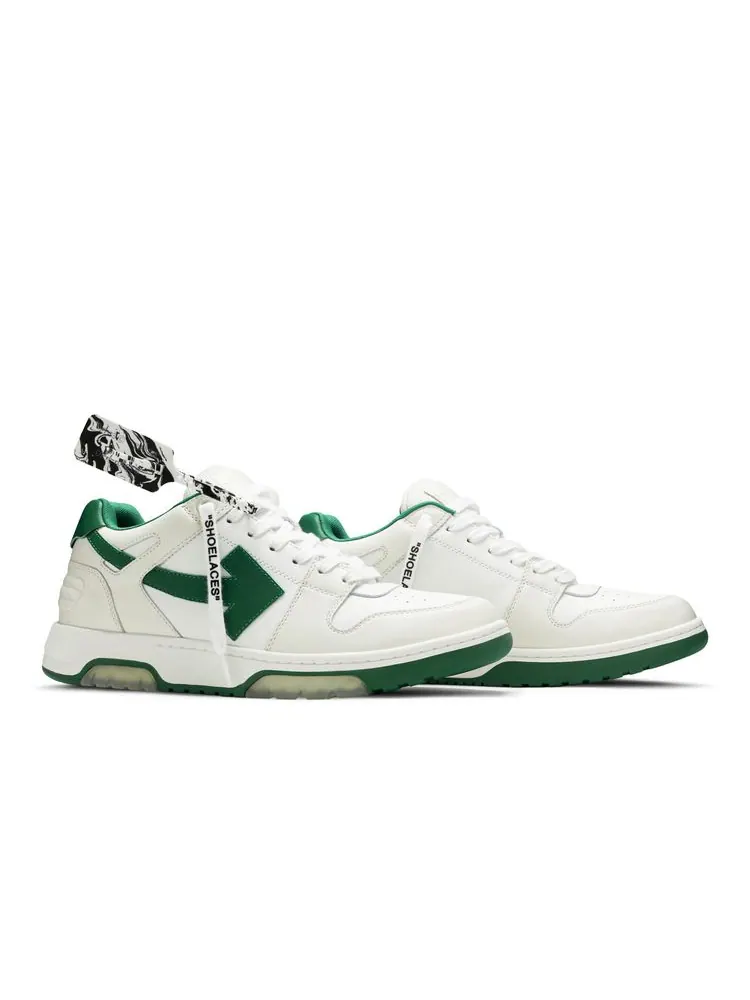 Кроссовки Off-White Out of Office Low 'White Green' — изображение 8 из 8, белый зеленый