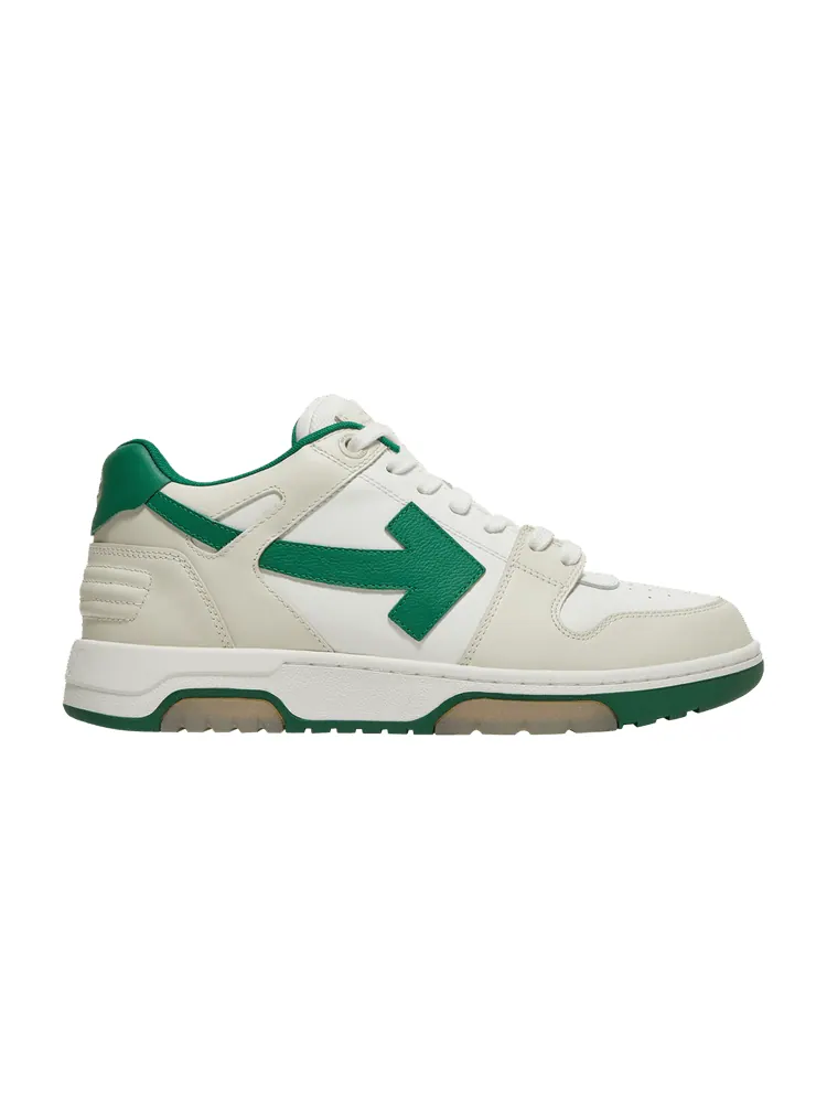 Кроссовки Off-White Off-White Out of Office Low 'White Green' — изображение 1 из 9, белый/зеленый