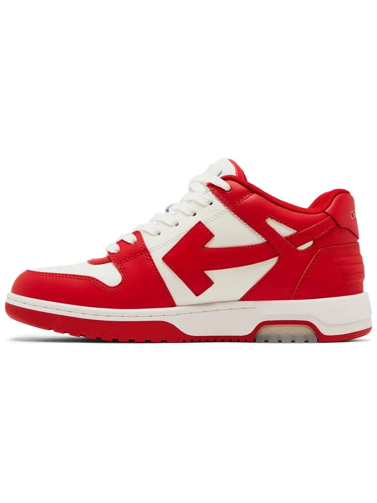 Кроссовки Off-White Out of Office 'Red White' 2024 — изображение 3 из 4, красный белый