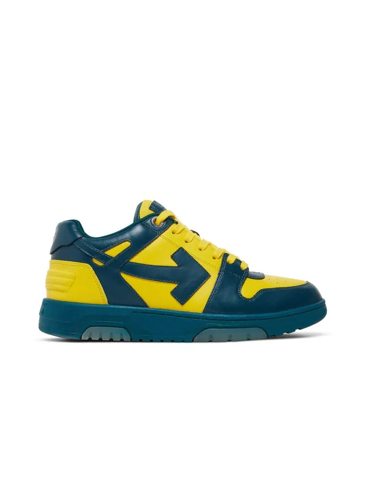 Кроссовки Off-White Off-White Out of Office Low 'Blue Yellow' — изображение 2 из 9, синий/желтый
