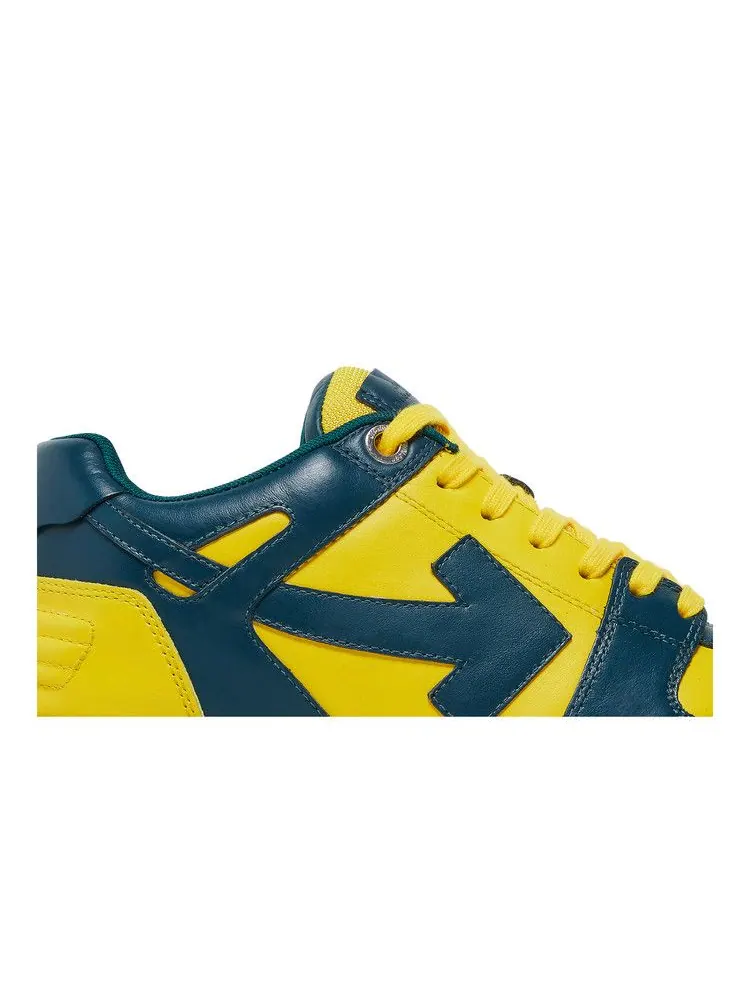 Кроссовки Off-White Off-White Out of Office Low 'Blue Yellow' — изображение 3 из 9, синий/желтый