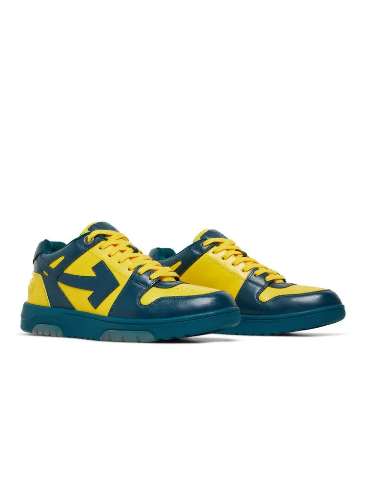 Кроссовки Off-White Off-White Out of Office Low 'Blue Yellow' — изображение 9 из 9, синий/желтый