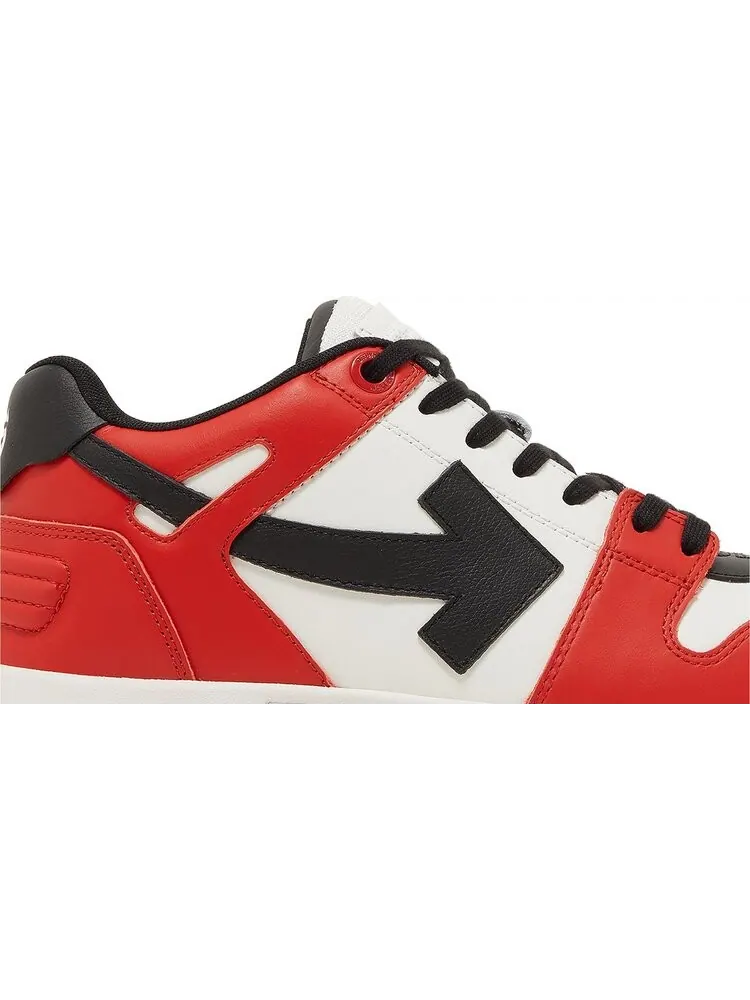 Кроссовки Off-White Out of Office Low Red White Black — изображение 2 из 8, белый
