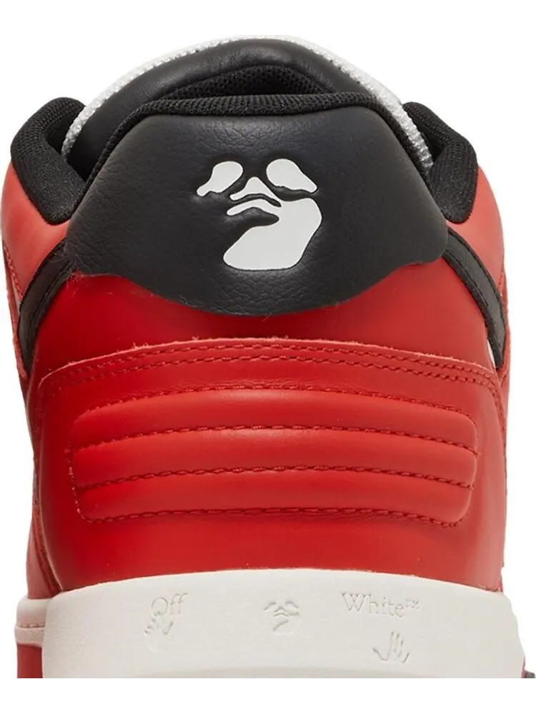 Кроссовки Off-White Out of Office Low Red White Black — изображение 7 из 8, белый