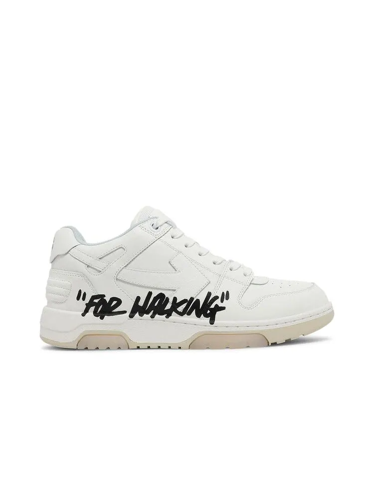 Кроссовки Off-White Off-White Out of Office Low 'For Walking - White Black' — изображение 2 из 9, белый/черный