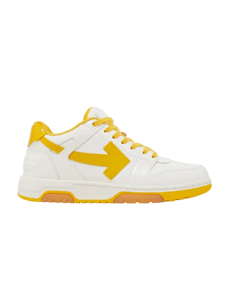 Кроссовки Off-White Off-White Out of Office Low 'White Yellow' — изображение 1 из 9, белый/желтый