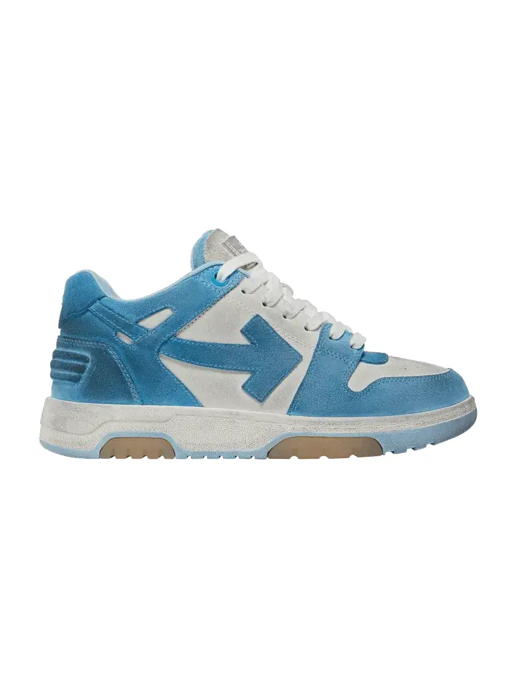 Кроссовки Off-White Off-White Out of Office 'White Light Blue Suede' — изображение 1 из 9, белый/светлый синий