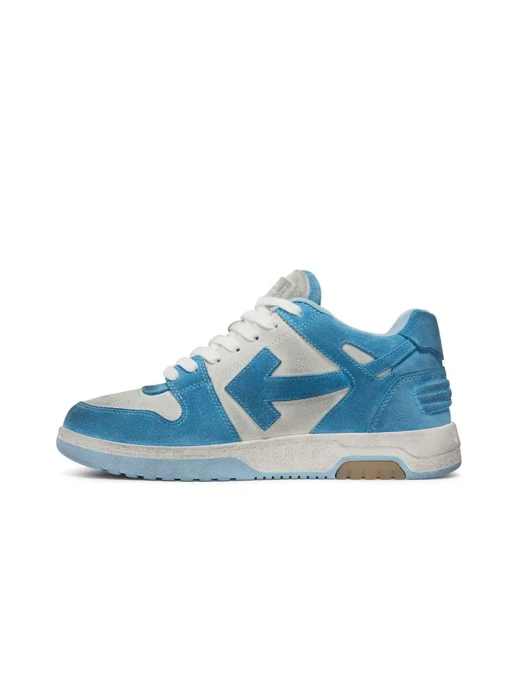 Кроссовки Off-White Off-White Out of Office 'White Light Blue Suede' — изображение 4 из 9, белый/светлый синий