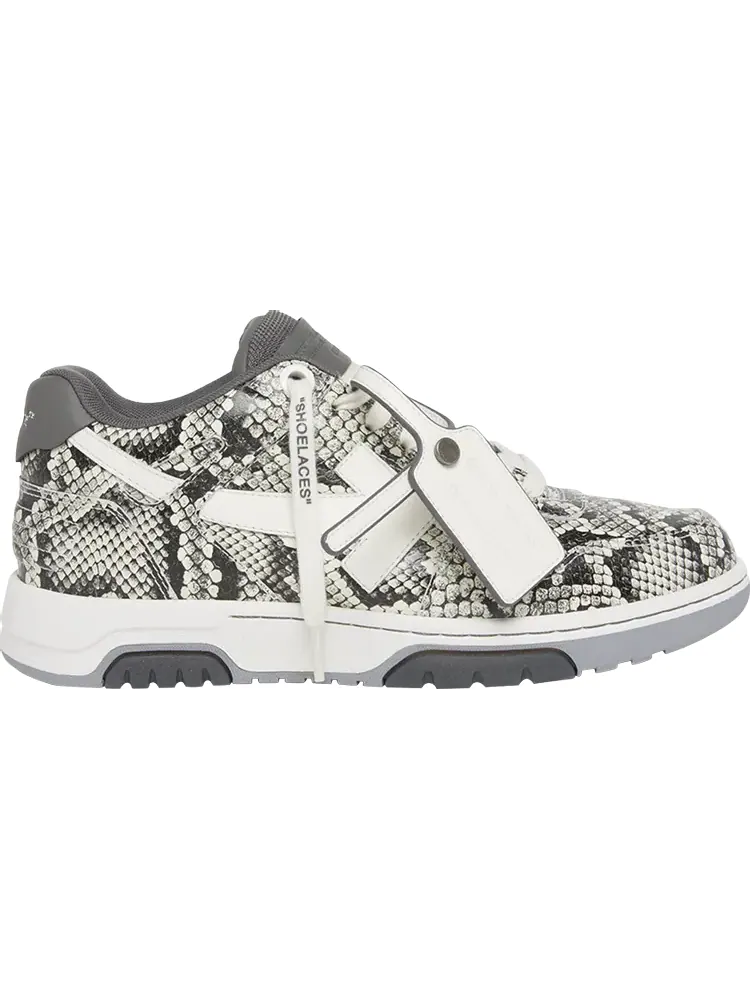 Кроссовки Off-White Out Of Office 'Python Embossed' — изображение 1 из 1, серый