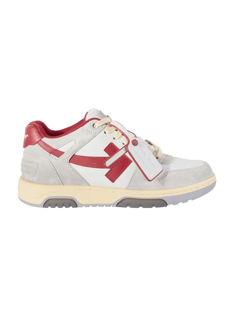 Кроссовки Off-White Off-White Out of Office Low 'Light Grey Red'
