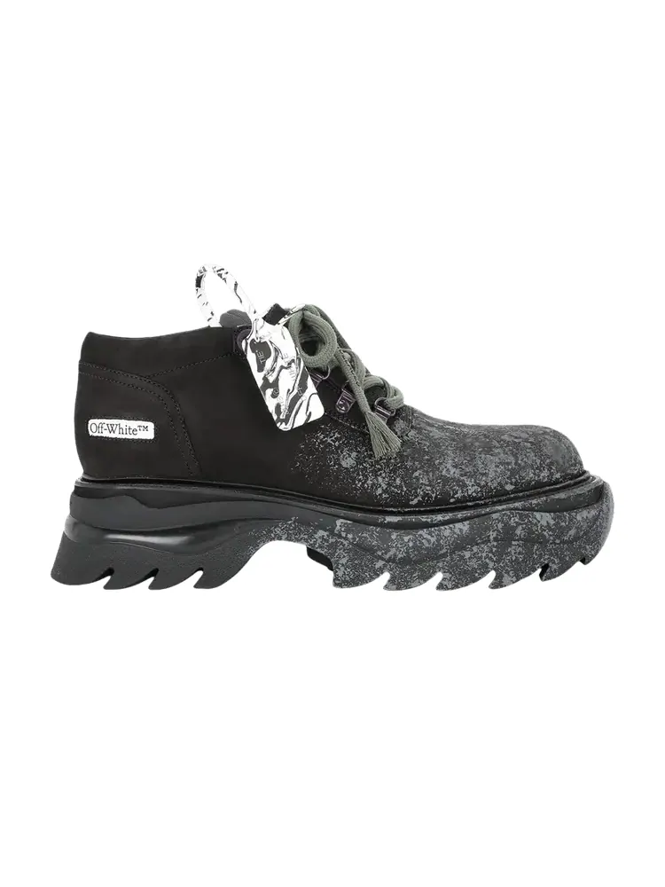 Кроссовки Off-White Chunky Ridged Sole Lace Up 'Black Grey' — изображение 1 из 1, черный серый