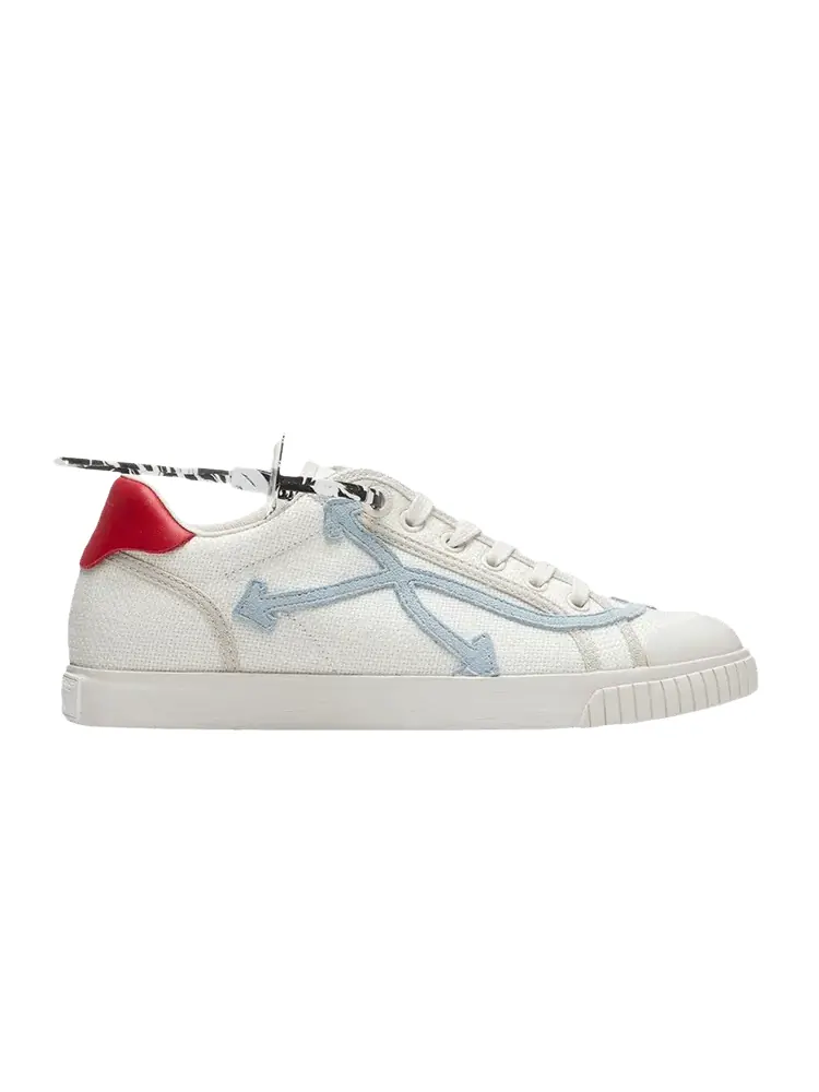 Кроссовки Off-White Off-White Vulcanized Low 'White Light Blue' — изображение 1 из 1, белый/светлый синий