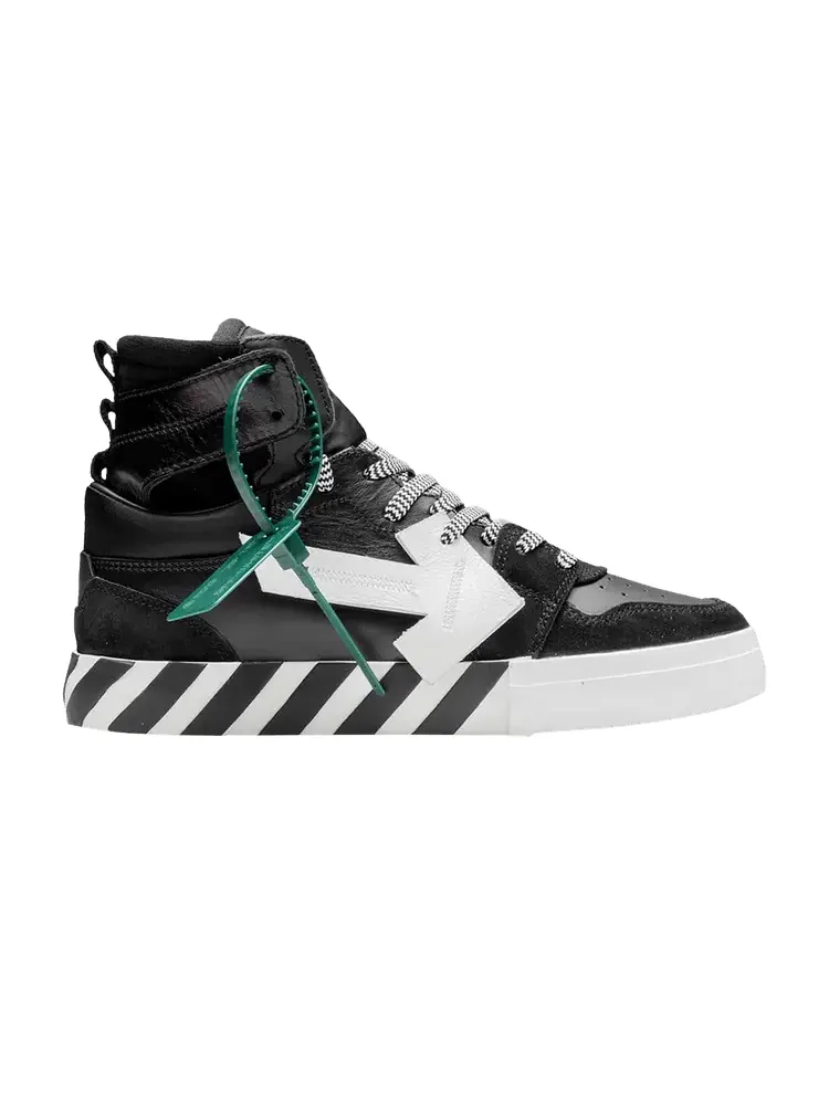 Кроссовки Off-White High Top Vulcanized 'Black White' — изображение 1 из 1, белый