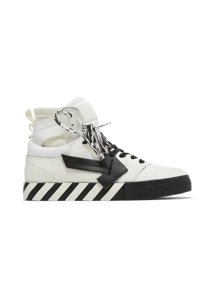 Кроссовки Off-White Off-White Vulc Sneaker High 'White Black' — изображение 2 из 9, белый/черный